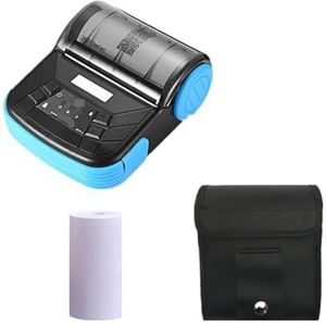 Mini draagbare handheld POS thermische Bluetooth-rekeningprinter van 80 mm(Blue)