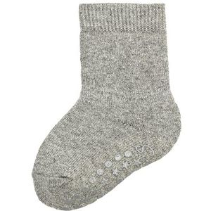 Sterntaler Uniseks ABS-sokken, effen wol, grijs, 24