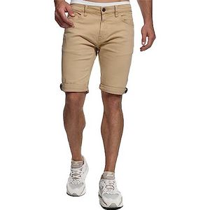 INDICODE JEANS - Villeurbanne - Broek - Beige - Korte Broeken