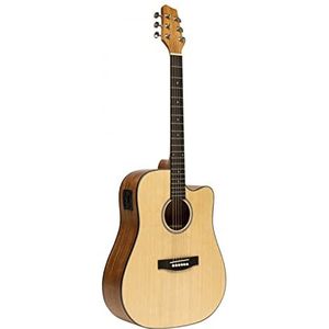 Stagg SA25 DCE SPRUCE Elektrische akoestische gitaar Dreadnought Cutaway