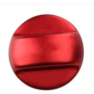 Aluminium Benzine-diesel Tankdoppen, Decoratieve Afdeklijst Voor Golf 7 7.5 8 MK7 MK8 2015-2021 Tankdop Van(Red2)