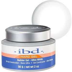 IBD Hard Gel - UV Builder Gel Ultra White, 56 g - MADE IN USA - Hoogwaardige bouwgel voor gelnagels