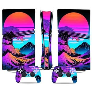 Voor PS5 PRO Skin Digital Edition Console En Controller Vinyl Cover Skins Wraps Krasbestendig, Compatibel Met Voor PS5 Digital Edition Pro 45135 Geen Schuimvorming Bubbelvrij