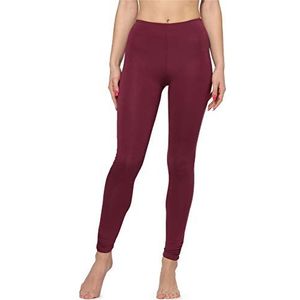 Merry Style - MS-MS10-345-LE - Leggings - Wijnrood - Sport - Vrijetijdsbroek - Lang - Viscose