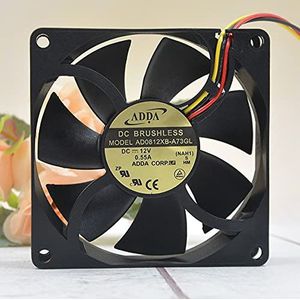 AD0812XB-A73GL For ADDA DC12V 0.55A 8025 8CM Large air volume Chassis fan