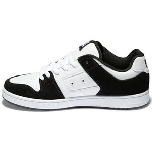 DC Shoes Manteca Leren schoenen voor mannen, wit zwart, 43 EU