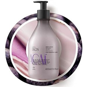 Natura - Açaí Body Lotion – Vegan Huidverzorging met Açai-olie – Hydraterende & voedende Moisturizer voor de droge huid – Braziliaans Beauty Secret voor een gladde, stralende huid – 400 ml (14,5 fl oz
