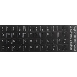 Qwerty Keys English Niet Transparant Toetsenbord Stickers Voor Laptop of PC Computer