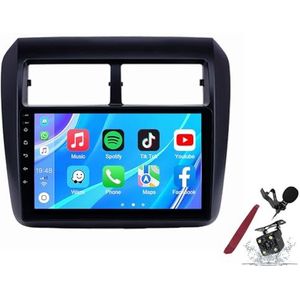 Android 14 Autoradio Sat Navi voor T-oyota AGYA/WIGO(2013-2019) 9 Inch Touchscreen Multimedia Speler met Draadloze Carplay GPS Navigatie FM RDS Bluetooth 5G-WiFi SWC DSP,M100s