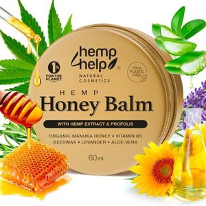 Manuka-honingzalf voor neurodermitis en eczeem, roos, propolis, bijenwas, aloë vera, dermatologisch aanbevolen, geneest droge, gebarsten huid, bezoek de Hemp Help Cometic Store