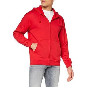 Clique Basic Full Zip Hoody voor heren, ondoorzichtig, rood (rood 35), XL