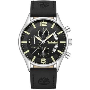 Timberland Heren chronograaf horloge, zwart, jurk sport, Zwart, Jurk Sport