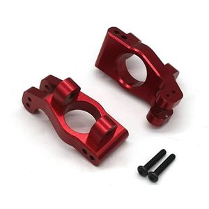 For VKAR BISON 1/10 RC Afstandsbediening Auto Metalen Upgrade Onderdelen for en Achter Swing Arm Steering Cup C Seat achterwiel Seat(Red ET1005)