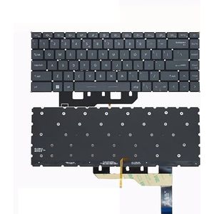 Laptoptoetsenbord voor MSI GS66 GE66 P66 GP66 voor Stealth 10SD 10SF met achtergrondverlichting(Single backlit gray)