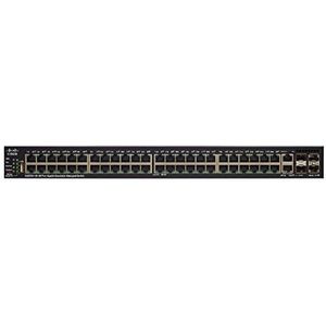 Cisco SG550X-48 Stackable Managed Switch met 48 Gigabit Ethernet-poorten (GbE), 2 x 10G Combo, 2 SFP+, dynamische L3-rouing, beperkte levenslange bescherming (SG550X-48-K9-EU)