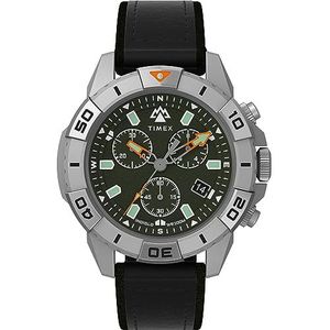 Timex 42 mm Expedition North® Ridge chronograaf horloge, Zwart, Eén maat, 42 mm Expedition North® Ridge chronograaf horloge