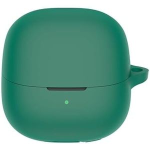 Voor Xiaomi buds 5 hoofdtelefoon case Siliconen hoesje Drop-proof en stofdichte hoofdtelefoon case (donkergroen)