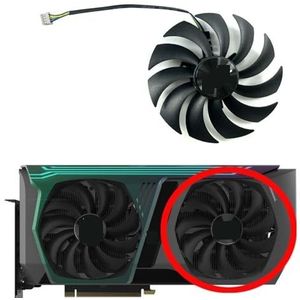 100mm GAA8S2U RTX3070 voor ZOTAC voor RTX 3070 AMP Holo grafische kaart vervangende ventilator(Right fan)
