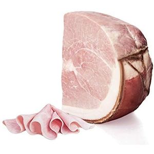 Prosciutto Cotto Sant'Angelo, Handgebonden Gekookte Ham, traditioneel product met 100% Italiaans vlees, Salumi Pasini, 2,1 kg