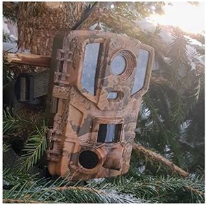 Wildcamera, Trail camera camera's nachtversie wildlife cams zonnepaneel scouting waterdichte tracking detector infrarood jachtcamera's, 0,2s trigger beweging geactiveerd, trail camera for outdoor wild