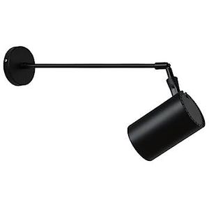 Verstelbare LED-wandspot Moderne fotolampen for tentoonstellingshal Galerij Focusverlichting Lange arm intrekbare plafondlamp Helder(Nature,FIXED POLE 40CM_12W)