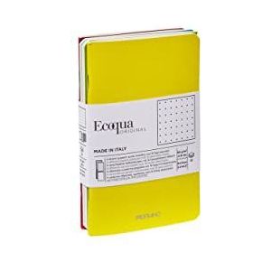 Fabriano EcoQua Set Notebook Packs, Pocket Sized, Dot Spring