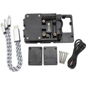 Telefoon Mount Navigatiebeugel Motorfiets Voor BMW R 1200 RT R1200RT GPS Navigator USB Opladen Telefoonhouder - 2009-2011 2012 2013 2014 2015 2016 2017 2018 2019 GPS Navigatiehouder(Mobile phone hol