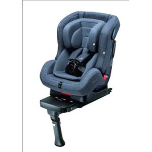 DAIICHI First7 Plus Fix Autostoel, 0-25 kg, ergonomisch veilig achtersysteem, ISOFIX-chassis, klassiek, houtskool