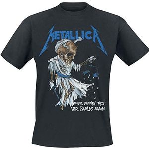 Metallica Heren Doris T-Shirt Zwart