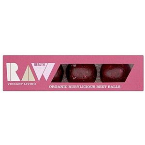 Gezondheid eerste Rubylicious Organische Bietenballen 60G - 6 Stuk