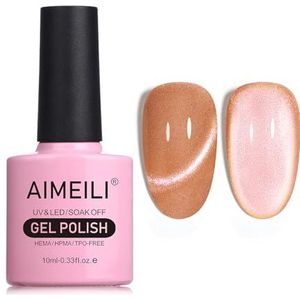 AIMEILI Hema Free Cat Eye Gel Nagellak UV LED Gellack Soak Off Vegan Cruelty-Free Gel Polish 10ml (718)