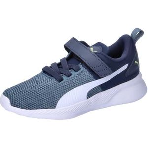 PUMA Flyer Runner V Ps uniseks-kind Hardloopschoenen, Club Navy Gray Skies PUMA White, 30 EU