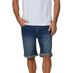 riverso RIVUdo Korte jeansshort voor heren, stretch, korte broek, bermuda shorts, zomer, denim, effen, grijs, blauw, zwart, 30, 31, 32, 33, 34, 36, 38, 40, 42, Dark Blue Denim (D233), 30