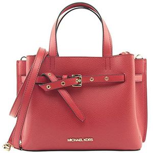 MICHAEL KORS Dames Emilia Small Satchel Crossbody, stijl 35F0U5S5T., Donkere Sangria, S, Hedendaags