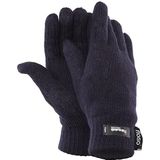 FLOSO® Dames/dames Thinsulate thermische gebreide handschoenen (3M 40g) (één maat) (marineblauw), marineblauw, Eén maat