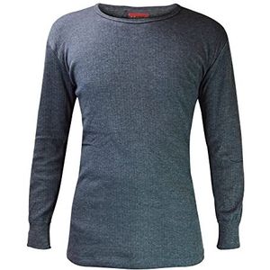HEAT HOLDERS - Heren/Heren Katoen Thermo Warme Vest Thermoshirt Mouwloos (XL, Houtskool)