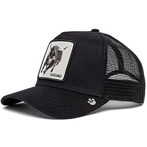 Goorin Bros Rager Stier Zwart Verstelbare Trucker Pet