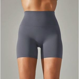 Nieuwe Fitness Shorts Vrouwelijke Strakke Fietsbroeken Yoga Shorts Ademende Sportbroek Hoge Taille Geen Awkward Lijnen