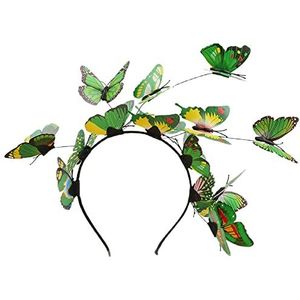 Lazyspace Vlinder hoofdbanden voor vrouwen, vlinderfascinator hoed vlinder hoofddeksel haar hoepel voor kostuum party decor