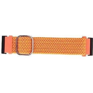 Horlogeband, 24 Mm Ademende Elastische Sporthorlogeband voor Heren (Oranje)