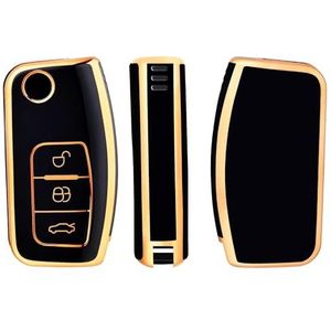 Autosleutel beschermhoes TPU Auto Flip Key Case Cover Voor Hyundai I30 Voor Origineel Voor Solaris Voor Tucson I30 I35 I40 Voor KONA Voor Genesis Voor Santa Fe Houder Shell Sleutel Shell(5)