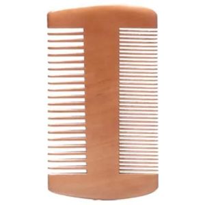 Pocket houten kam natuurlijk zwart goud sandelhout super smalle tand houten kammen geen statische kam haarstyling (maat : 20 tanden)