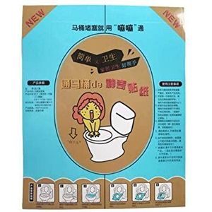 Plastic Toilet Beschikbare Sticker Plunger Dredge Gemakkelijk Fix Verstopte Gereedschap cm Wegwerp 36 * 45 Schoon