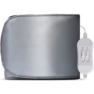 Elektrische vibrerende afslankriem, warmtesauna Hot Belt Tools 360 °, verbreding, verlichting van buikpijn, vetverbrander Gewichtsverlies Buikmassage