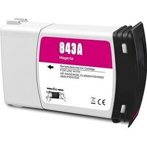 Geschikt for H-*0P 843A 843B inktpatronen PageWide XL4000 XL5000 5100 hogesnelheidsprinter en(843A-M)