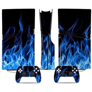 Anti Kras Voor PS5 Pro Skin Disc Edition & Voor PS5 Pro Skin Digital Edition Console Controller Vinyl Cover Skins Wraps Krasbestendig Compatibel 44166 Geen Schuimvorming(Digital Edition)