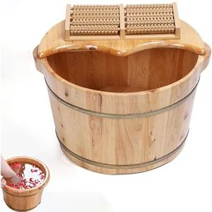 YWPYMX Houten voetenbad, badkuip, geschikt voor massage en ontspanning