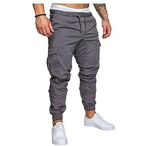 NP Heren Tooling Multi-Pocket Heren Casual Broek - grijs - M