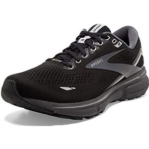 Brooks Ghost 15 GTX Sneakers voor heren, zwart/zwart parel/legering, 45,5 EU, Zwarte zwarte parellegering, 45.5 EU