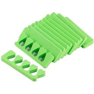 Zachte teenspreider Flexibele teenspreider Teennagelspreider Herbruikbare teenspreider Manicure teenspreider Teennagel Pedicure Tool Nagellak Teenspreider for Mannen En Vrouwen Herbruikbaar(20pcs Gree